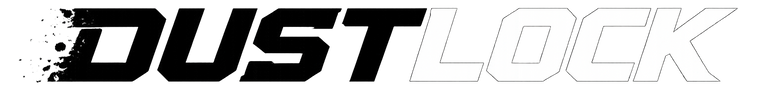 DustLock logo on a white background
